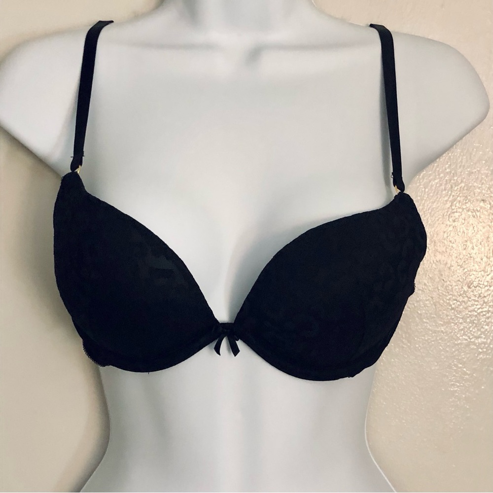 Black Lace Push Up Bra